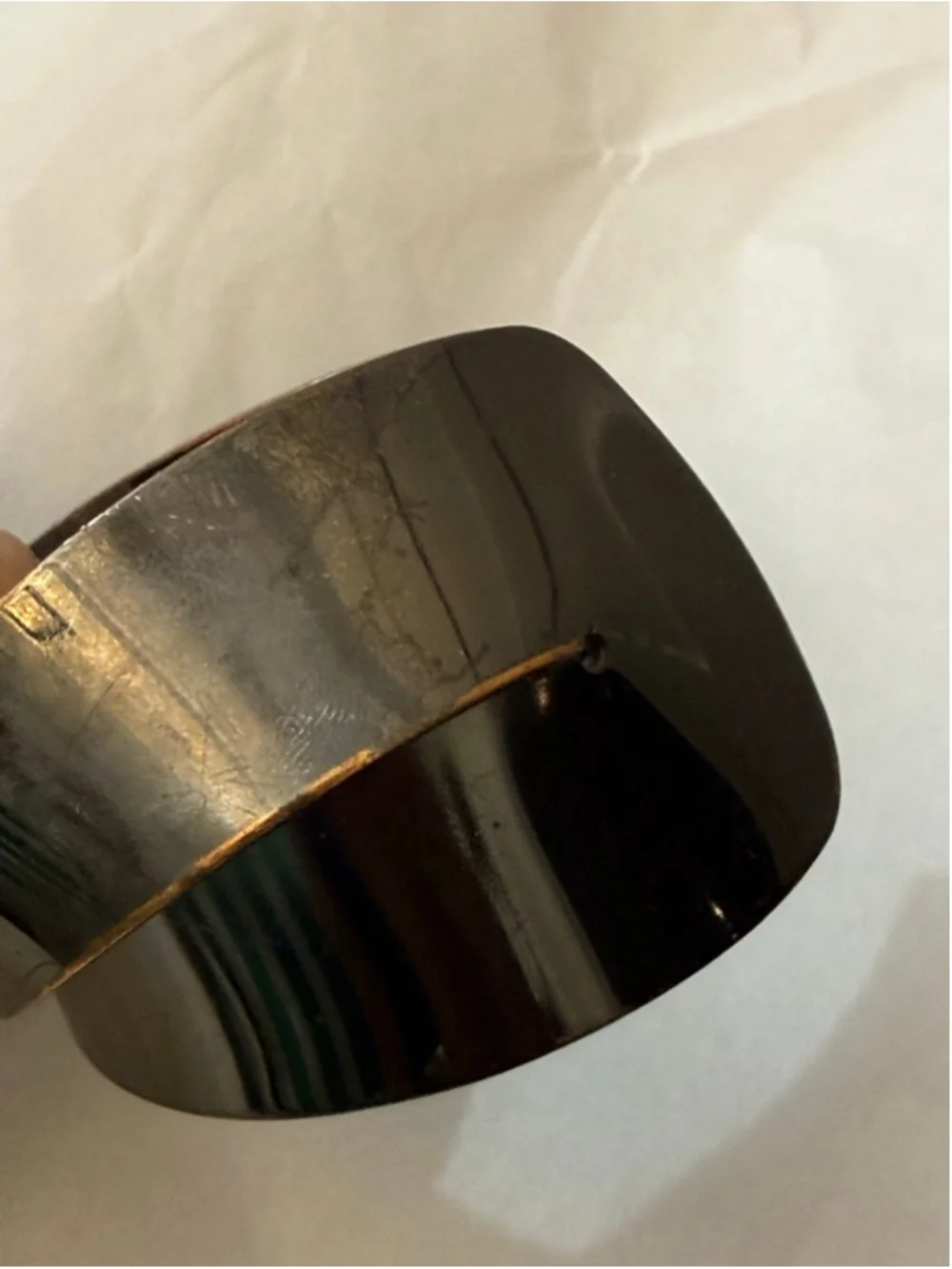 Gunmetal Cuff Bracelet